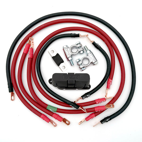 Jeep Liberty KJ Big 7 Battery Cable Kit (2002-2007)