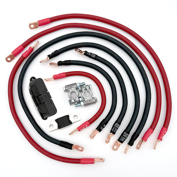Jeep Cherokee Full Size SJ Big 7 Battery Cable Kit (1974-1983)