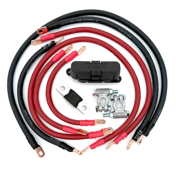 Jeep Wrangler TJ / LJ Big 7 Battery Cable Kit (1997-2006)