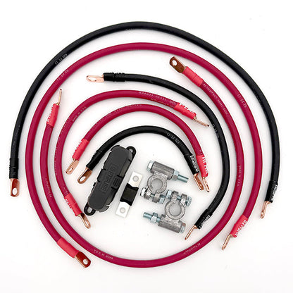 Jeep Cherokee XJ Big 7 Battery Cable Kit (1987-2001)