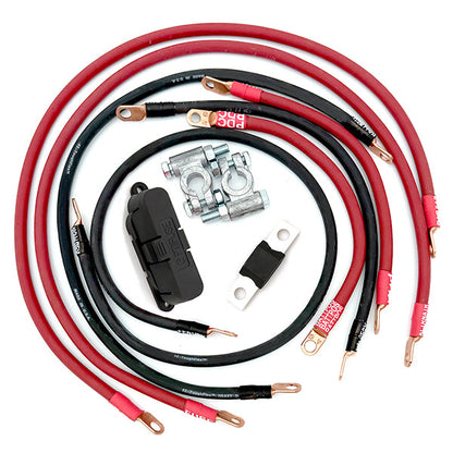 Jeep Wrangler YJ Big 7 Battery Cable Kit (1986-1995)