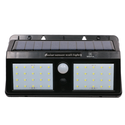 Silarius SIL-SOLARMOTION9 IP65 Solar PIR Motion detect light w/ Solar panel: 9V 1.3W