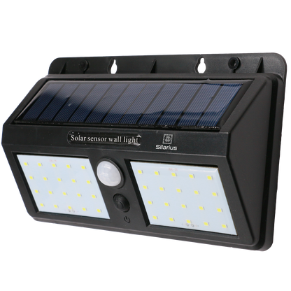 Silarius SIL-SOLARMOTION9 IP65 Solar PIR Motion detect light w/ Solar panel: 9V 1.3W