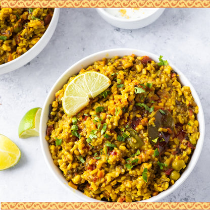 Masala Kichadi – One-Pot Vegan Meal with Lentils & Rice