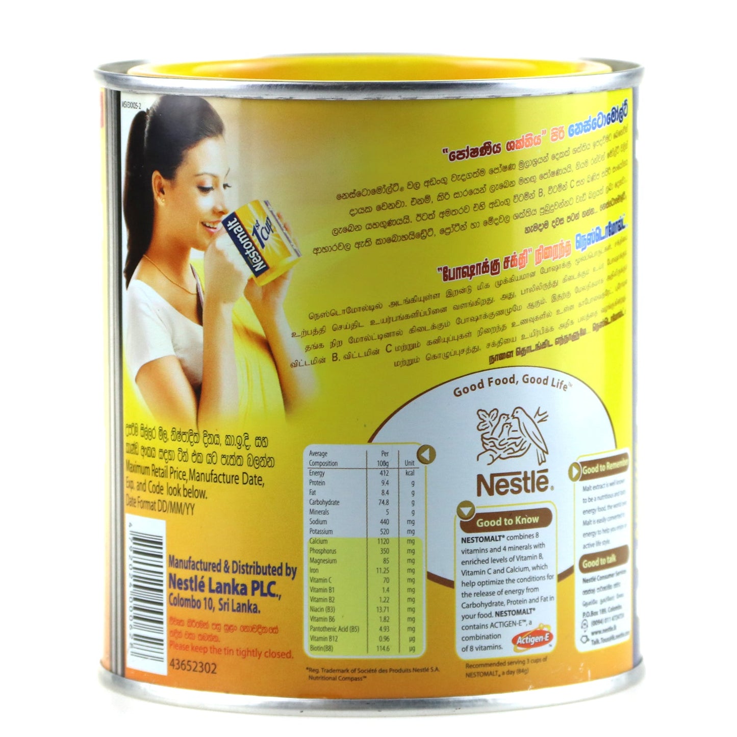 Nestomalt 400g – Energizing Malted Food Drink in Can