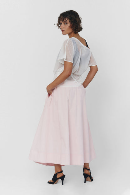 UIARA SKIRT IN BABY PINK