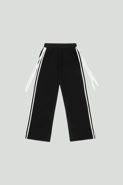 BOW JOGGER IN JERSEY BLACK