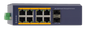 Silarius SIL-INDSW8P1G2SFP 10 Ports Gigabit managed industrial PoE switch - 8 Gigabit RJ45 ports and 2 Gigabit SFP slots