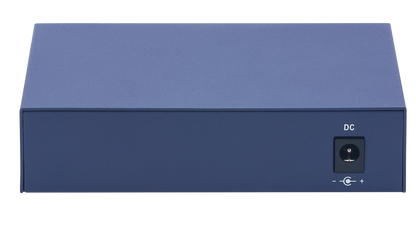 Silarius SIL-SWPP4P65 PoE Powered 5-Port Gigabit Switch with PoE Passthrough, 65W Power Budget for Powering up to 4 PoE Network Devices via Cat5e/Cat6 RJ45 Network Cables - 30W per output port