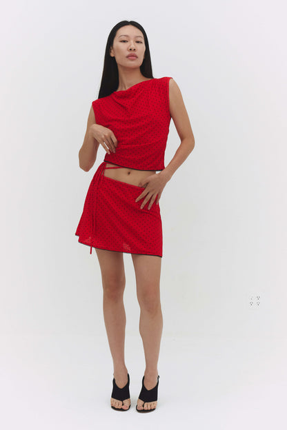 EMILI TOP IN RED