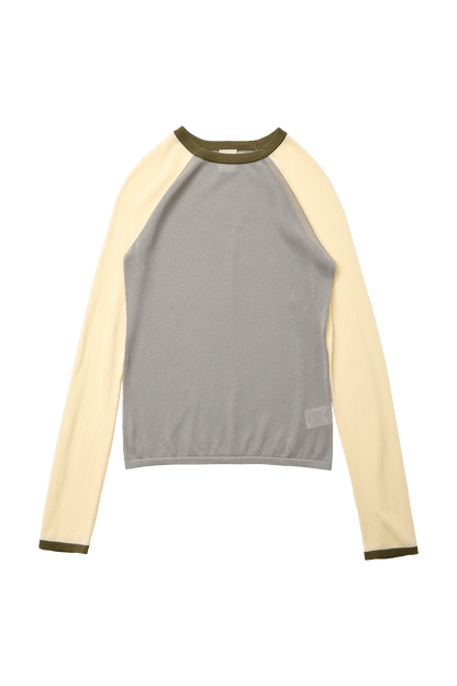 MIRINAE RAGLAN TOP IN MATCHA MEL
