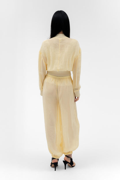 FABIO VOILE JACKET IN BUTTER