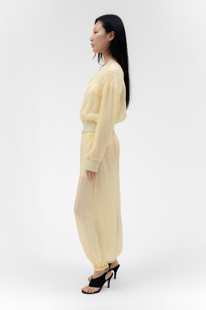 FABIO VOILE JACKET IN BUTTER