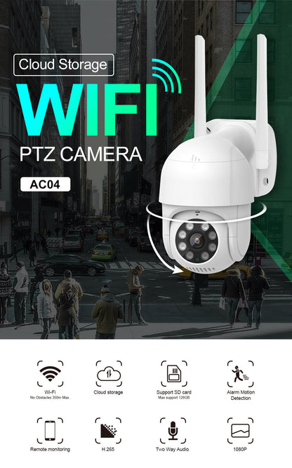 Silarius SIL-PTZHOMEWIFI2MP WiFi App enabled, PTZ 2MP Full HD outdoor camera