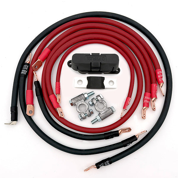 Toyota Land Cruiser Big 7 Battery Cable Kit (FZJ80 - 1993-1997)