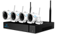 Silarius SIL-4CHNVRWIFI8MPKIT6 AI 4CH 8MP WiFi kit, 4K, 3.6mm lens (NDAA Compliant), 6TB HDD