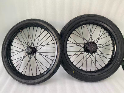 Customizable Supermoto Wheel Set For Surron LBX/Ultra Bee, E Ride Pro/Talaria XXX, MX3, MX4, MX5