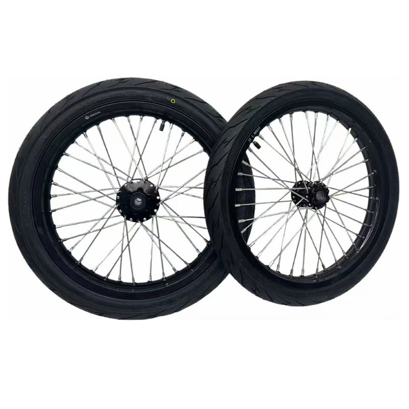 Customizable Supermoto Wheel Set For Surron LBX/Ultra Bee, E Ride Pro/Talaria XXX, MX3, MX4, MX5