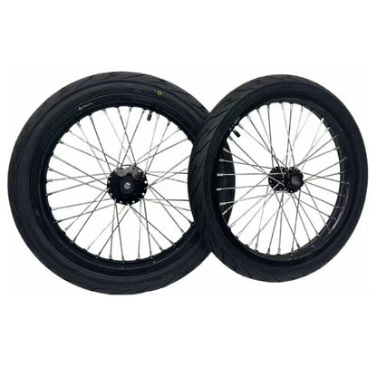 Customizable Supermoto Wheel Set For Surron LBX/Ultra Bee, E Ride Pro/Talaria XXX, MX3, MX4, MX5