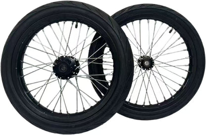 Customizable Supermoto Wheel Set For Surron LBX/Ultra Bee, E Ride Pro/Talaria XXX, MX3, MX4, MX5