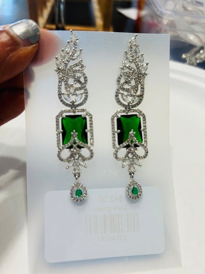 Statement earrings: AD earrings