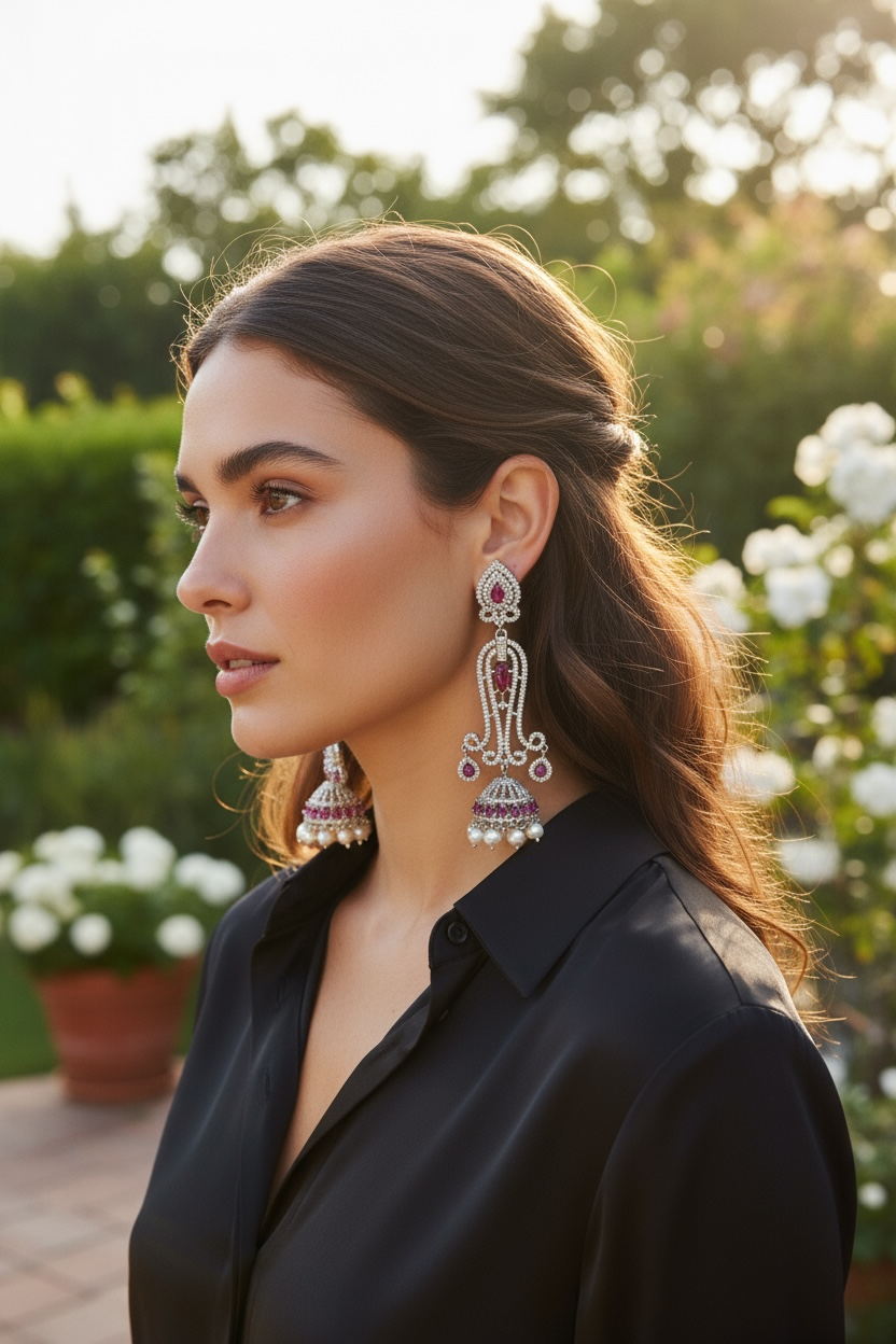 AD Long earrings