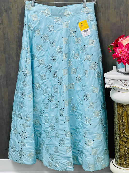 Silk Lehenga skirt : garba