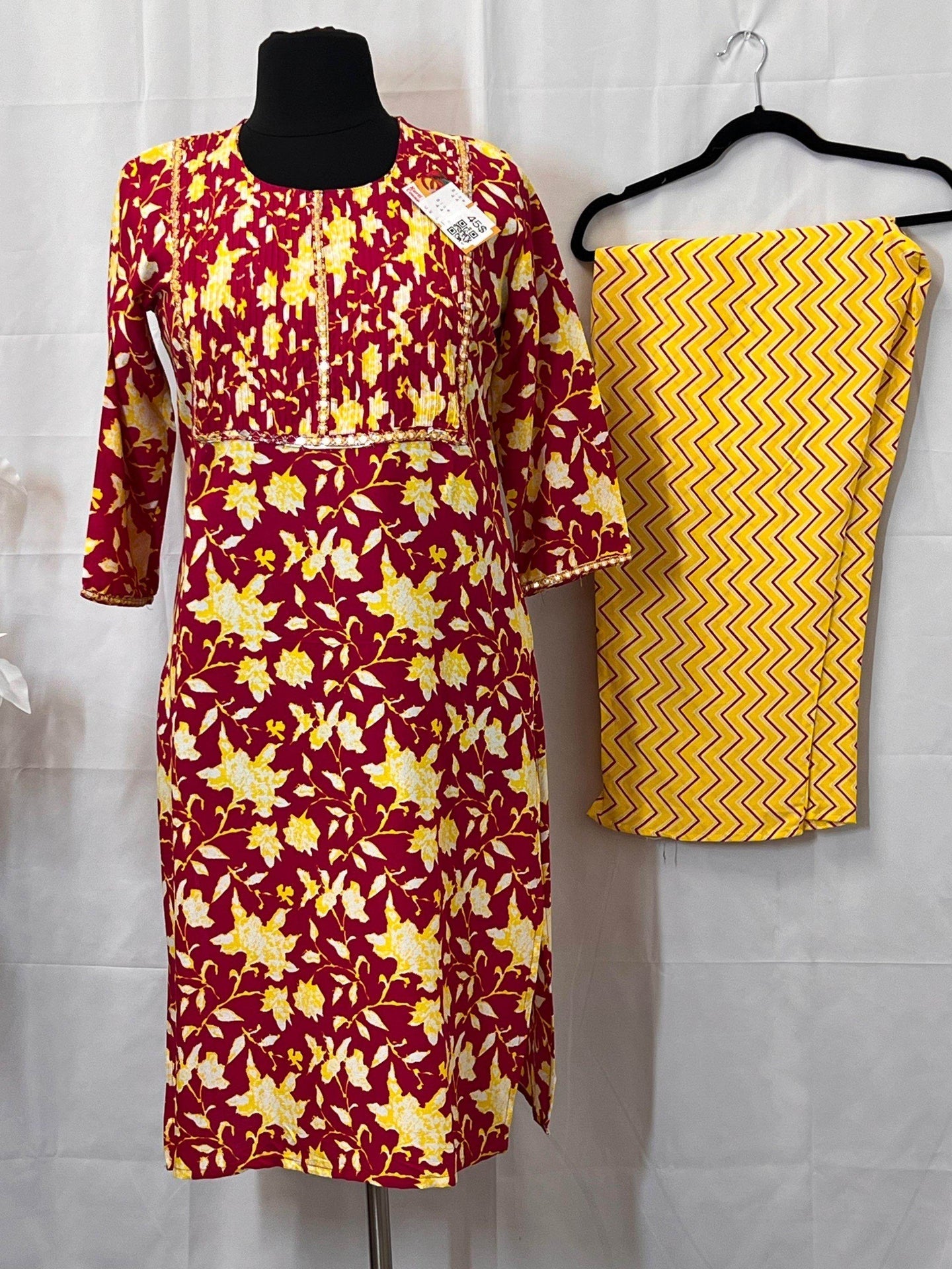 Pure cotton kurti pant set
