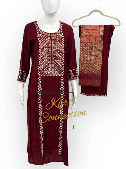Modal silk kurti set | salwar kameez