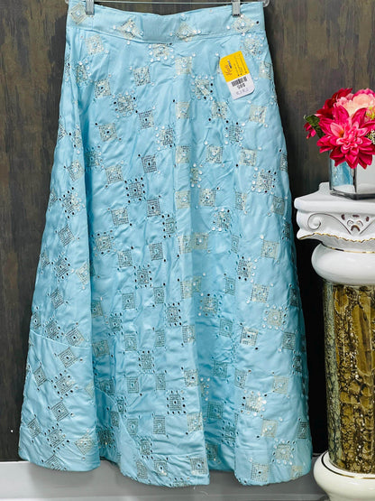 Silk Lehenga skirt : garba