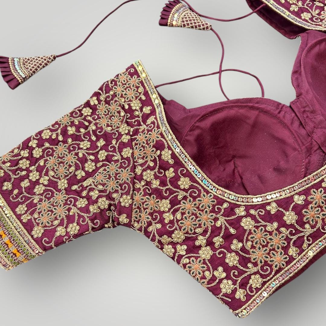 Heavy party wear blouses