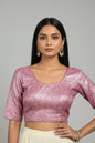 Embroidered Crop Top Blouse