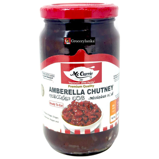 McCurrie Amberella Chutney 450g – Traditional Sri Lankan Sweet & Tangy Delight