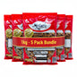 Mc Currie Maldive Fish Chips 1kg (2.2lb) - 200g x 5 Pack Bundle