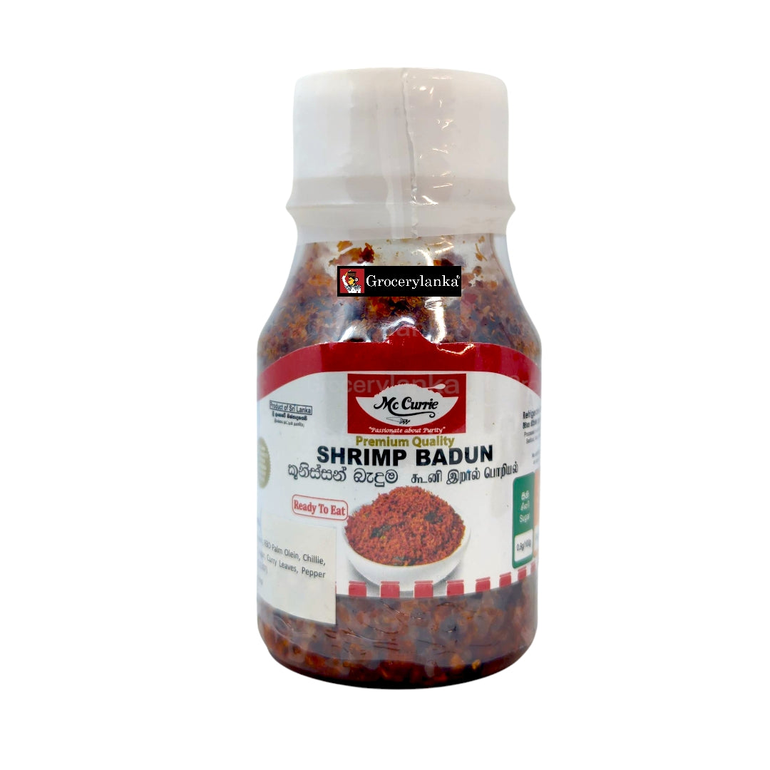 Mc Currie Shrimp Badun 120g – Spicy Sri Lankan Stir-Fried Shrimp Sambol